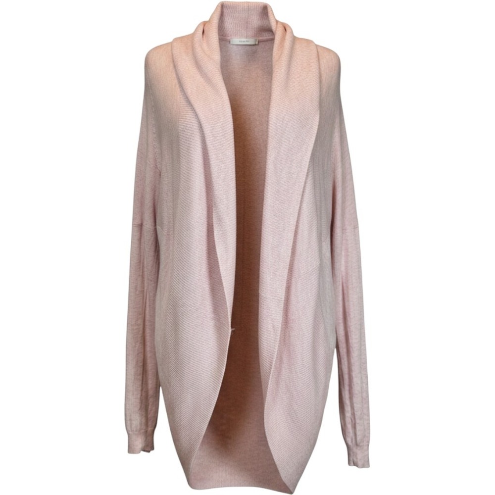 H by Halston Pink Longline Duster Cardigan Women's XL Lagenlook Soft Girl